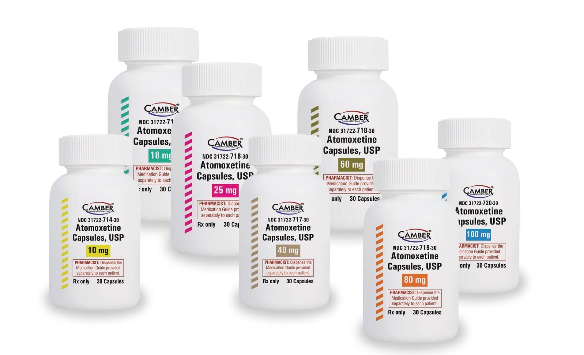 Strattera Atomoxetine 60mg x 1Pack