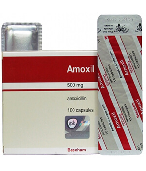 Brand Amoxil (Amoxicillin) 500mg Tablets x 1's