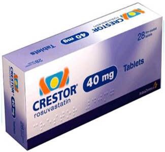 Crestor (Rosuvastatin) 40mg Tablets  x 1's