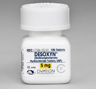 Desoxyn 5mg (methamphetamine Hcl) 5mg Tablets  x 1's