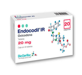 ENDOCODIL IR (OXICODONA) 20MG CX30 TABS  x 1's