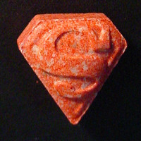 Orange Superman 330mg  MDMA  x 1's
