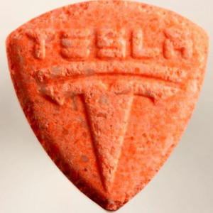 100 A+++ Orange Tesla XTC 300mg  x 1's