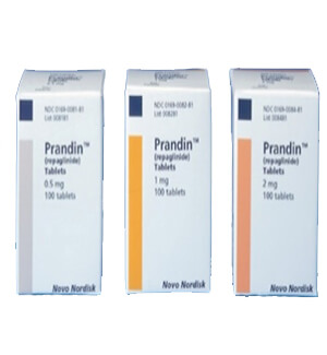Prandin (Repaglinide) 0.5mg 1mg 2mg Tablets  x 1's