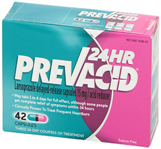 Prevacid (Lansoprazole) 15mg Capsules x 1's