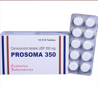 Soma (carisoprodol) 350mg Tablets  x 1's