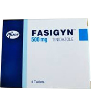 Fasigyn (Tinidazole) 500mg Tablets  x 1's