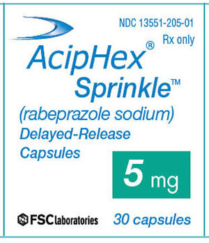 Aciphex (Rabeprazole) 5mg x 1's