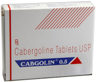 Cabgolin (Cabergoline) 0.5mg Tablets  x 1's