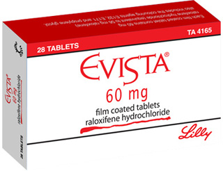 Evista (Raloxifene) 60mg Tablets  x 1's